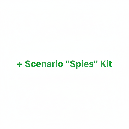 AMORE ME Kit of 10+ items for lovers in role game: "Spies"