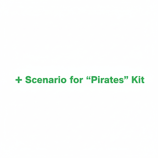 AMORE ME Kit of 10+ items for lovers in role game: "Pirates"