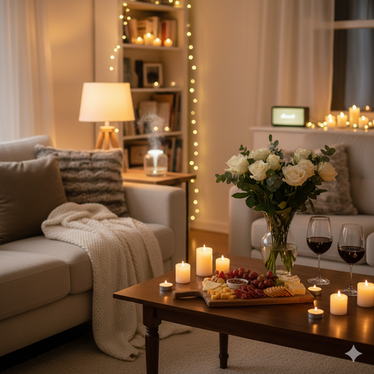 Tips to Create a Romantic Atmosphere at Home for a Date.
